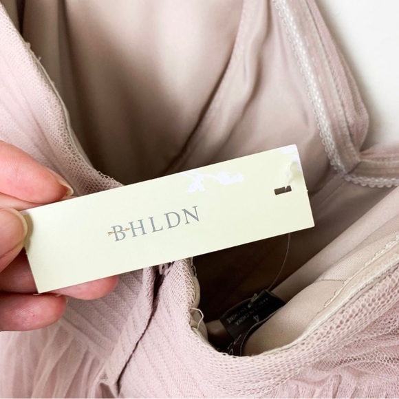 BHLDN Jenny Yoo Maia Rose Quartz Dress - Picture 8 of 9